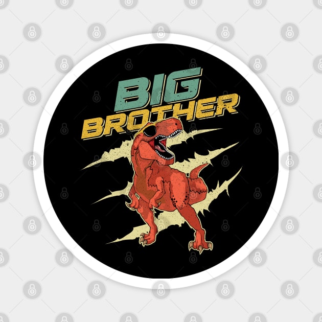 Big Brother Dinosaur Trex Magnet by aneisha